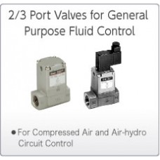 2/3 Port Valves for General Purpose Fluid Control